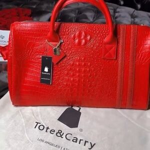 Tote&Carry Red XL Duffle Bag